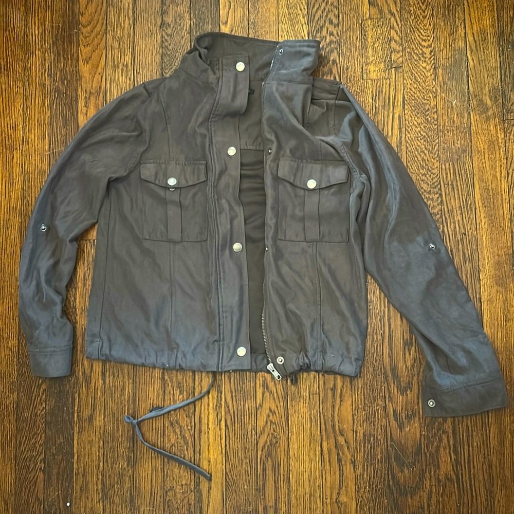 Staccato Utility Jacket in Dark Grey, Size Small